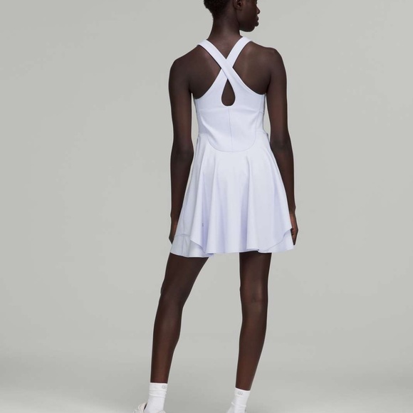 Lululemon Court Crush White Tennis Dress 8 - Picture 2 of 5